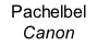 Pachelbel Canon